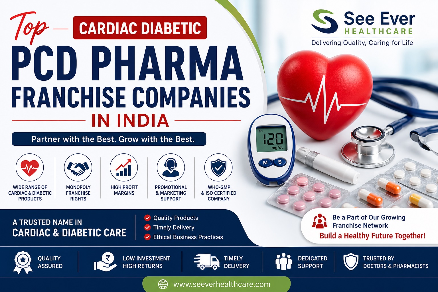 Top Cardiac Diabetic PCD Pharma Franchise Companies